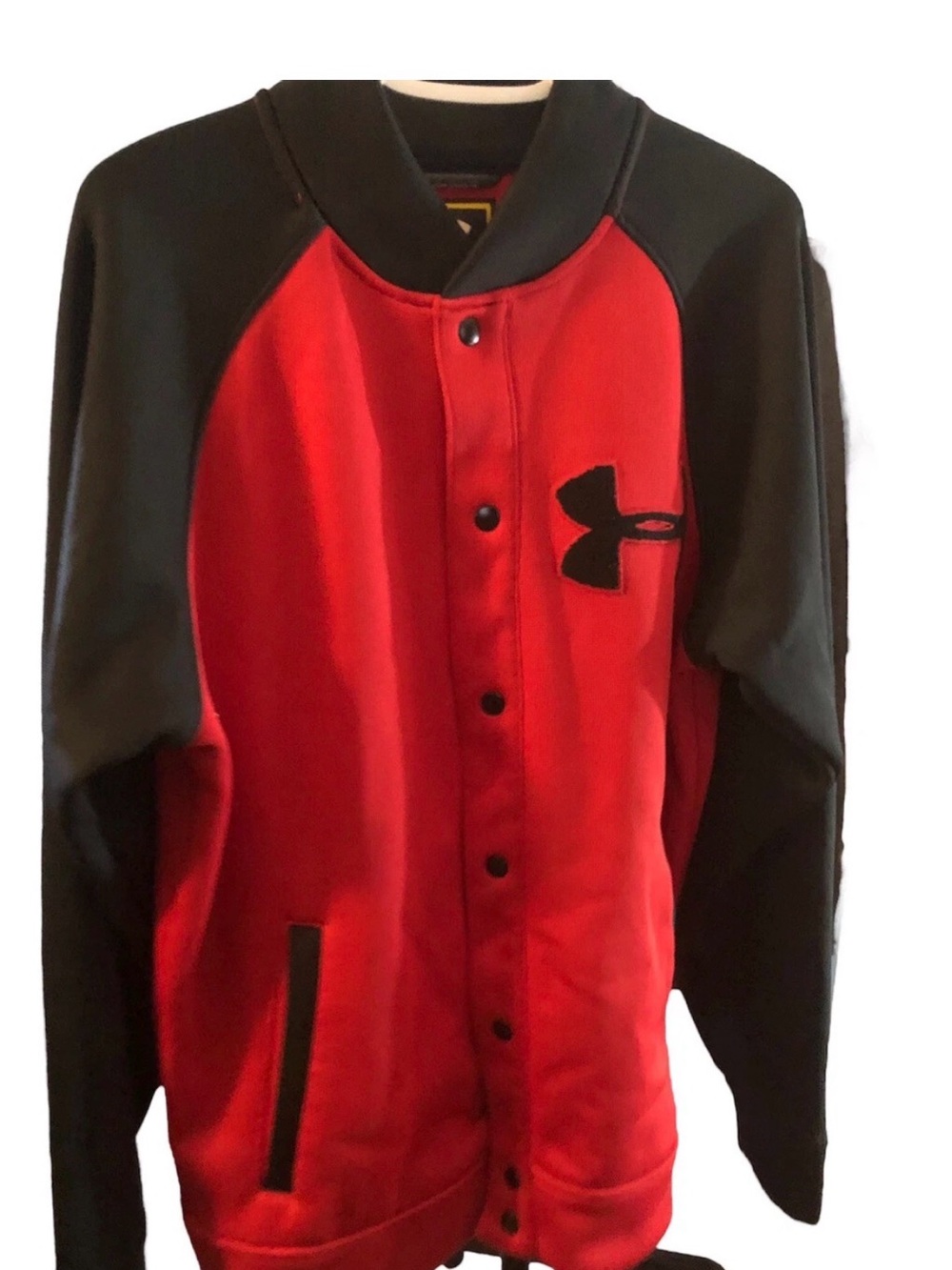 Under Armour Cold Gear Storm Varsity Style men's Red jacket Large